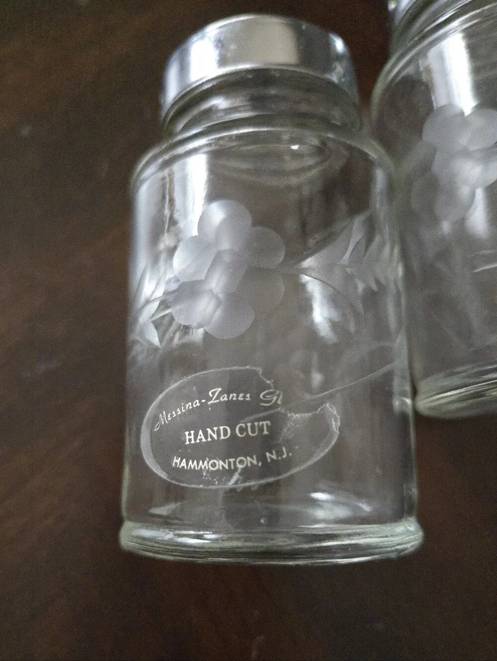 Messina-Zanes vintage etched